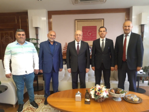 Read more about the article Ticaret Bakan Yardımcımız  Sayın Sezai Ucarmak Beyi Ziyaretimiz